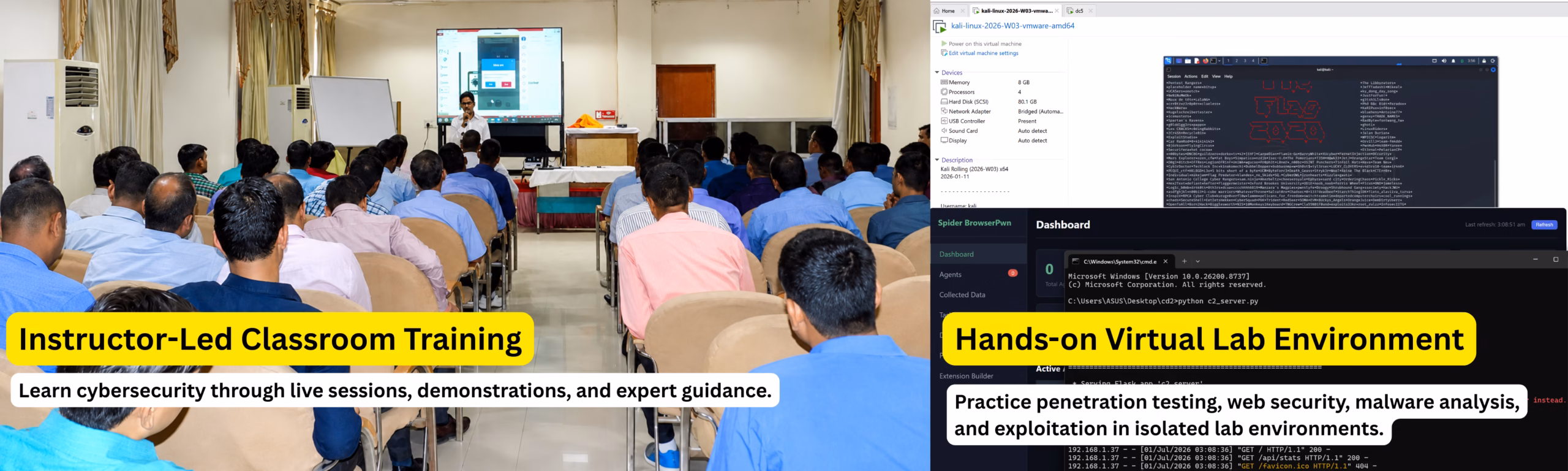 Classroom and training session