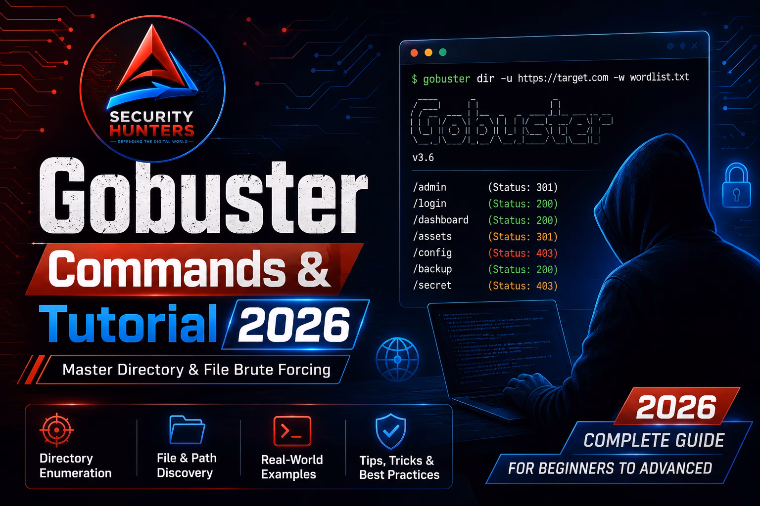 Gobuster Commands & Tutorial 2026
